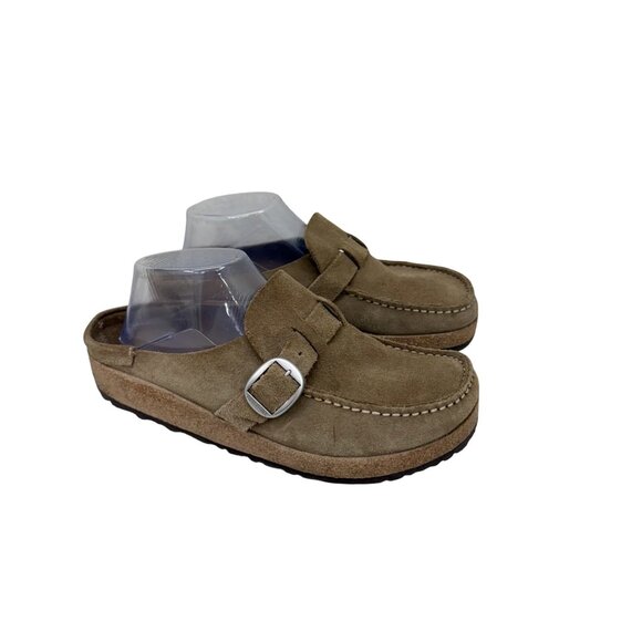Birkenstock Buckley Suede Moc Toe Slip On Clogs Shoes Womens size 39 US 8 - Picture 1 of 8